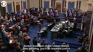 VIDEO NOW: Sen. Leahy swears in senators for President Trump impeachment trial