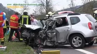 Tödlicher Verkehrsunfall B 37 Eberbach - Hirschhorn 17.04.2016