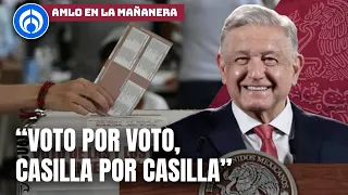 AMLO le responde a la oposición sobre impugnación de la elección