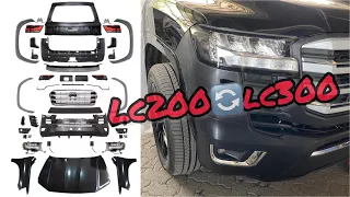 Land Cruiser LC200 to LC300 2022 LOOK CONVERSION BODY KIT