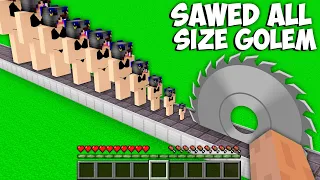 What if YOU SAWED GIRLS OF ALL SIZES in Minecraft ? SUPER TRAP FOR ALL GIRLS !