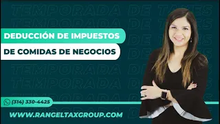 Deducciones de comidas para negocios | Rangel Tax Group