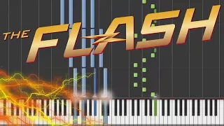 The Flash - Main Theme | Piano Tutorial + Sheets