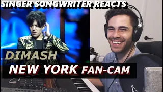 Dimash in NEW YORK | Know / Ascolta La Voce | Singer Songwriter Reacts | Barclays Center USA FANCAM