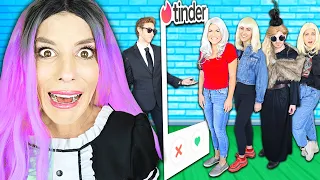 GIANT Dating Game in Real Life with Rebecca To Rescue CRUSH! (Best Friend GMI Agent Missing)