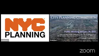 January 19th, 2022: City Planning Commission Public Meeting