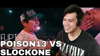 FlipTop - Poison13 vs SlockOne | REACTION🔥🔥