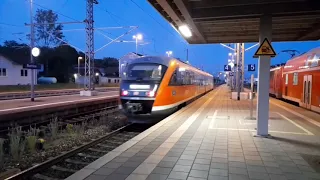 Züge in Bayern Bhfsvideo aus Buchloe Teil 1 von 5 ua mit 3 Nightjets und 3 Arlbergumleiter Güterzüge