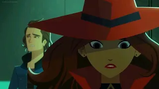 Moment of Red Crackle | Carmen Sandiego