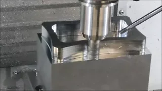 Dynamic Milling / Volume Milling 1018 Steel with a Helical Roughing End Mill
