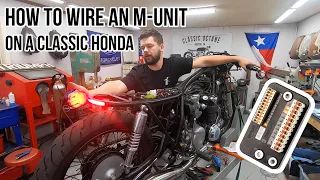 Installing a Motogadget Mo-unit (m-unit) on a classic Honda (step-by-step)