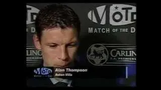 Aston Villa 1 Derby County 0 - FA Carling Premiership - 26th Sept 1998