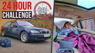 24 Hours living in my cheap V12 BMW 760Li luxury limo!