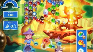 Bubble Witch 2 Saga Level 1924 with no booster & 3 bubbles left