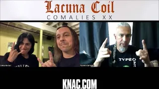 Cristina Scabbia / Andrea Ferro of LACUNA COIL - KNAC.COM interview (2022)