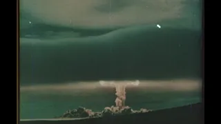 RDS-3 nuclear test with shockwave effects