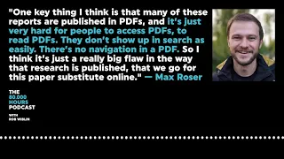 Max Roser on Why You Should Never Publish Research Data as a PDF