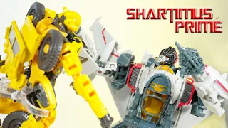 Transformers Blitzwing Studio Series Bumblebee Movie Voyager Class Action Figure Review