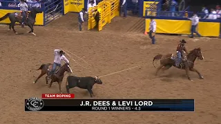 National Finals Rodeo Team Roping Highlights from 2022