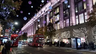 Oxford Street Christmas Lights Switched on 2018