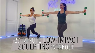 20-MINUTE FULL BODY SCULPTING / TOTAL BODY TONING WITH LIGHT WEIGHTS / NO JUMPING, NO REPEAT WORKOUT
