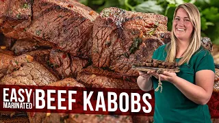 Easy Marinated Beef Kabobs