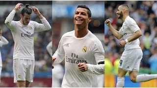 Cristiano Ronaldo, Gareth Bale and Karim Benzema only need two goals to hit 100 goal mark as a trio