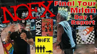 NOFX Final Tour!! Milan Day 1 - Si chiude il cerchio?