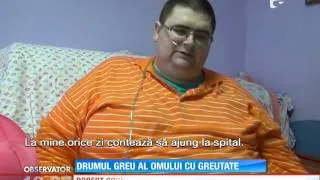 La 40 de ani cântăreşte de patru ori mai mult decât un bărbat de vârsta lui