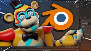 HOW TO MAKE A FNAF RENDER  | BLENDER TUTORIAL #1 (THE BASICS)