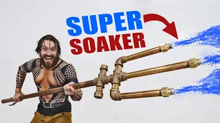 Aquaman's TRIDENT! (800PSI WATER BLAST!)