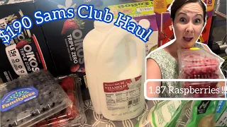 SAMS CLUB Haul $190 | Best fruit deals | Lisa Frank Find | Shop with me!