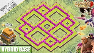 NEW BEST TH6 Base 2019 with REPLAY!! COC TH6 Trophy/War Base Layout - Clash of Clans