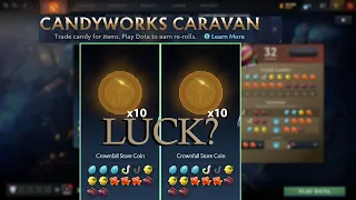 Dota 2 Candyworks Caravan Rerolls Week 3 | Not Lucky Enough