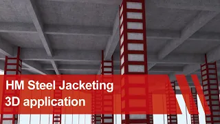 A new advanced technical:steel jacketing for column beam strengthening