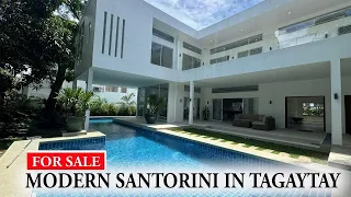 Mondern  Santorini House Tagaytay City . House Tour B38