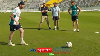 Ben Stokes & Jonny Bairstow vs Nasser Hussain & Michael Atherton - Penalty shootout