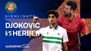 Novak Djokovic vs Pierre-Hugues Herbert  | Round 1 | French Open 2024 Extended Highlights 🇫🇷