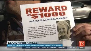 Murder investigation continues in Amanda Blackburn case