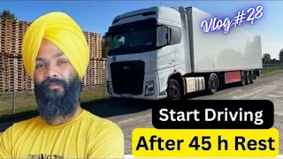 Rest ke baad Fir se TRUCK Per Chale /Truck driver Receive Truck from Company vlog #28