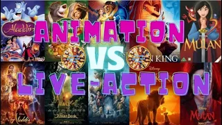 Animation vs live-action Disney songs