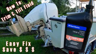 How To: Add, Refill, Bleed Trim & Tilt Fluid On Outboard Motors