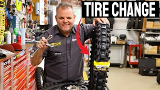 Dirt Bike Tire Change