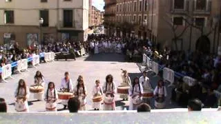 concurso de tambores y bombos ejea 2014 Jesús Atado a la Columna