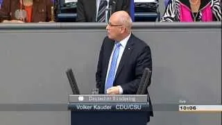 Volker Kauder zu 60 Jahre Bundesvertriebenengesetz