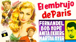 ⭐El embrujo de Paris | Comedia | Romance | Bob Hope, Fernandel | Peliculas clásicas en Español