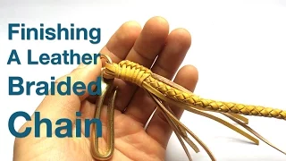 Finishing a Leather Braided Chain