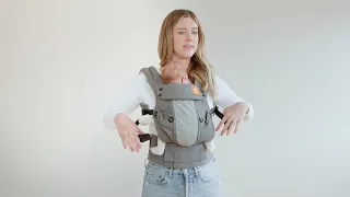 How to wear a Newborn in a baby carrier properly | Babywearing Basics by Baby Tula