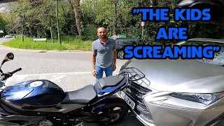 "The Kids Are Screaming" UK Bikers vs Stupid Crazy People and Bad Drivers #159