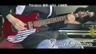 TEISCO BS-101 # RED 1965年製【TIESCO RED】w/ HARD CASE 2.68kg
